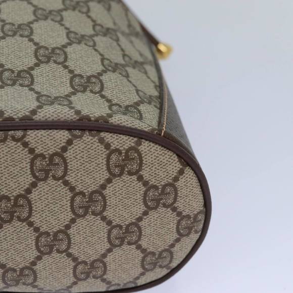 GUCCI GG Supreme Web Sherry Line Shoulder Bag PVC Beige 164 02 034 Auth ar12279 - Picture 15 of 16